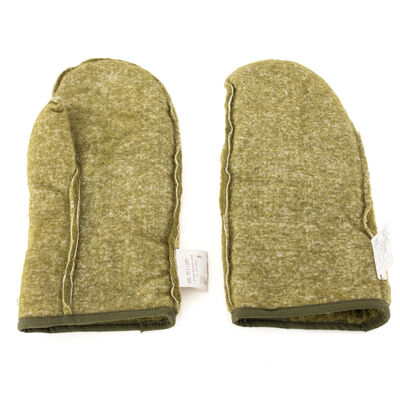 Dutch Army Extreme Cold Weather Wool Mitten Liners | Small, , large